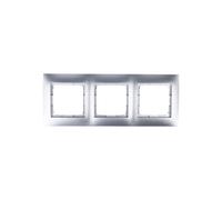 Premium Triple Frame Silver Matt/ For Simon 54 DRK3/43