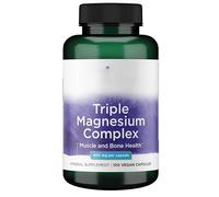Premium Triple Magnesium Complex 400mg, Sleep Quality, Non-GMO, 100 Vegan Capsules