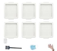 Premium True HEPA Filter Replacement Compatible with Breathe Pure Plus Air Purifier, Captures 80% of 0.3 Micron Particles, Pack of 6