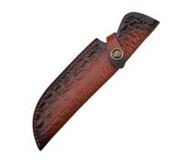 Premium Two Ply Bovine Hide Edged Case Sheath Universally Size for Outdoor Equipment and Utility Items 28cm Total Length Leather Sheath