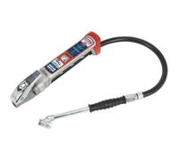 Premium Tyre Inflator - Twin Push-On Connector - 240mm Long Reach Arm & Gauge