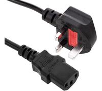 Premium UK 3 Pin Plug to IEC C13 Power Cable Lead - 13A Fused Heavy Duty Mains Power Cord for PC, Monitor, Printer, TV, Kettle, Computer, Server, Desktop (3 Meter)