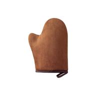 Premium Ultra Soft Double Sided Self Tanning Mitt with Stain Protection Lining - Streak-Free Fake Tan Mitt for Face & Body, Machine Washable Reusable Tan Remover Mitt