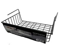 Premium Under Shelf Storage Basket Kitchen Storage Rack Under Cabinet Hanging Solid Metal Wire Rack Organiser for Home Office Pantry Bathroom 40 Cm by Buckingham
