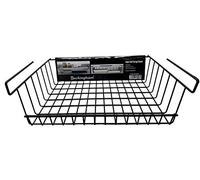 Premium Under Shelf Storage Basket Kitchen Storage Rack Under Cabinet Hanging Solid Metal Wire Rack Organiser for Home Office Pantry Bathroom 45 Cm by Buckingham