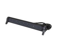Premium USB A+C Power Strip 5 Outlet 1.5m Black (European Socket) - 049428 [5 Pieces]