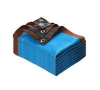 Premium UV Resin Sail Canopy 9x9m with Grommets - Waterproof Outdoor Shade for Garden, Patio, Balcony & Courtyard - Sun Protection in Blue