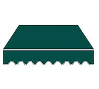 Premium UV-Resistant Waterproof Canopy Fabric 280g/m² - Polyester Awning Shade Cover for 2x3m Patios, Pergolas & Decks (Frame Not Included)