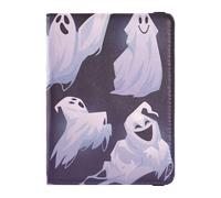Premium Vaccine Card Passport Holder for Girls Boys Women and Men,Travel Gift Good Evil All Saints' Day Happy Halloween, Multicolor, One Size, Casual