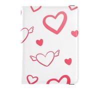 Premium Vaccine Card Passport Holder for Girls Boys Women and Men,Travel Gift Happy Mothers's Day Red Heart Valentine's Day, Multicolor, One Size, Casual