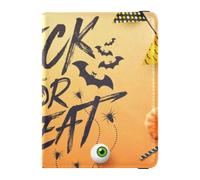 Premium Vaccine Card Passport Holder for Girls Boys Women and Men,Travel Gift Trick Or Treat All Saints' Day Happy Halloween, Multicolor, One Size, Casual
