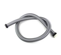 Premium Vacuum Cleaner Hose Suitable for AEG, Aldi, DeLonghi, Dirt Devil, Einhell, EIO | Length: 1.80m | with Click System | Diameter: 32mm Inner | Color: Silver | Universal Hose - Accessories