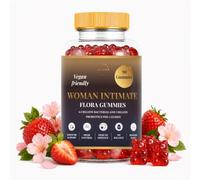 Premium Vaginal Probiotics Gummies for Women - Supports Feminine Flora, pH Balance, Fresh Odor & Intimate Wellness - 7 Probiotic Strains with Prebiotics - Strawberry Flavour - 90 Vegan Gummies