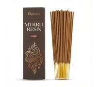 Premium Vahara Myrrh Resin Incense Sticks 100g | Hand Rolled Masala Agarbatti for Meditation, Prayer & Purification | Natural Earthy & Warm Home Fragrance