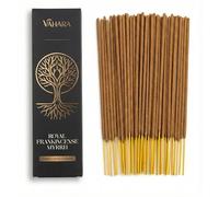 Premium Vahara Royal Frankincense and Myrrh Incense Sticks 100g | Resin Blend Masala Agarbatti for Meditation Prayer & Cleansing | Natural Earthy Home Fragrance