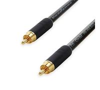 Premium Van Damme COAXIAL RCA to RCA Lead. 75ohm Coax Cable. CCTV Video SPDIF (1.5m, Black)