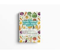 Premium Vegetable Gardening Planner & Journal by Weekwise® - A5 & Hardcover Casebound - 150GSM Pages - Crops, Veg, Growing, Garden, Gift, Present