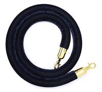 Premium Velvet Crowd Control Rope with Hooks - Stylish Event Management Solution for Red Carpet Theatre Exhibitions - and Elegant Design for Effective Queue Management