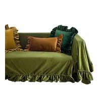 Premium Velvet Sofa Slipcover Customizable French Country Couch Cover Furniture Protector for Living Room Fits 205x170cm (81x67inch) Sofas Elegant Home Decor