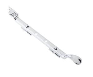 Premium Victorian Casement Stays 250mm in Polished Chrome Finish - Window Peg Bar