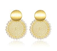 Premium Vintage Baroque Pearl Earrings Ladies Temperament the Perfect Addition to Anyone's Statement Jewelry Dainty and Fashion