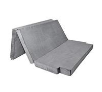 Premium Visco Sleeping Pad for VW T5/T6 California Beach, Folding Mattress 190 x 150 x 10 cm, Dark Grey, Foldable Mattress for Bus & Multiflex Board, Viscoelastic Foam + Cold Foam