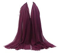 Premium Viscose Maxi Crinkle Cloud Hijab Scarf Shawl Soft Islam Muslim Snob Wrap