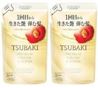 Premium Volume Repair Conditioner for Tsubaki Refill Pack 300 ml Set of 2