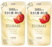 Premium Volume Repair Shampoo for Tsubaki Refill Pack 300ml Set of 2