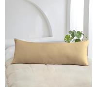 Premium Waffle Weave Body Pillow Cover Pillowcase 20 x 54 Zipper Closer 100% Organic Cotton Linen Waffle Weave Body Pillowcases, Ultra Soft, Cozy & Decorative Body Pillow Cover, 20 x 54 inch