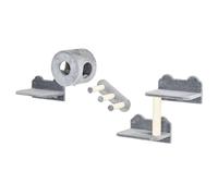 Premium Wall-Mounted Cat Tree - Platforms, Steps, Perch, Cat House - Grey