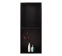 Premium Wall-Mounted Stainless Steel Shower - Double Layer Waterproof Storage nizer for Bathroom Kitchen Living Room Bedroom Study (White/Black)