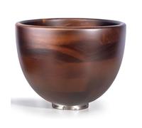 Premium Walnut Wood Mixing Bowl Compatible with KitchenAid 4.5 & 5 QT Tilt-Head Models - Natural True Walnut Wooden Bowl with Stainless Steel Locking Base | 5QT