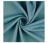 Premium Washed 100% Linen Fabric Soft Breathable Material Vintage Fashion Dressmaking Flax Bag Curtain Cushions Tablecloths | 300cm x 136cm (Azure)