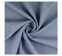 Premium Washed 100% Linen Fabric Soft Breathable Material Vintage Fashion Dressmaking Flax Bag Curtain Cushions Tablecloths | 500cm x 136cm (Denim)