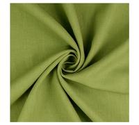 Premium Washed 100% Linen Fabric Soft Breathable Material Vintage Fashion Dressmaking Flax Bag Curtain Cushions Tablecloths | 300cm x 136cm (Green Tea)