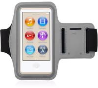 Premium Water Resistant Gym Sports Workout Wrist Band Strap Armband Case for Apple iPod Nano 7th 8th Generation (Gray)