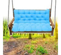 Premium Water Resistant Swing Cush Replacement - 4" Thick Padding for Universal Fit on Outdoor Chairs Benches and Patio Swings - Comfortable &
