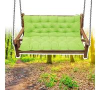 Premium Water Resistant Swing Cush Replacement - 4" Thick Padding for Universal Fit on Outdoor Chairs Benches & Patio Swings Comfort Upgrade