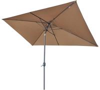 Premium Waterproof 3x2m Rectangu Umbrella CanopyUV Resistant 6Rib Design MultiProtection for Gardens Patios Restaurants7 Color Options (Khaki)