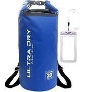 Premium Waterproof Bag, Backpack, Sack with Phone Dry Bag, Adjustable Padded Shoulder Straps, Perfect for Kayaking/Boating/Canoeing/Fishing/Rafting/Swimming/Camping/Snowboarding (Blue, 30 L)