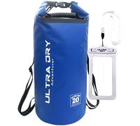 Premium Waterproof Bag, Sack with Phone Dry Bag and Long Adjustable Shoulder Strap Included, Perfect for Kayaking/Boating/Canoeing/Fishing/Rafting/Swimming/Camping/Snowboarding (Blue, 20 L) …