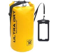 Premium Waterproof Bag, Sack with Phone Dry Bag and Long Adjustable Shoulder Strap Included, Perfect for Kayaking/Boating/Canoeing/Fishing/Rafting/Swimming/Camping/Snowboarding (Yellow, 5 L)