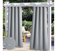 Premium Waterproof Blackout ains for Outdoor & Indoor UseThermal Ilated Privacy Room DividerCustom1 Panel W54 x H84 Grey