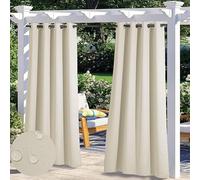 Premium Waterproof Blackout ains Thick Thermal for Outdoor Indoor Use Custom 1 Panel W100 xH108 Bii Ideal for Patios Gazebos & Privacy Spaces