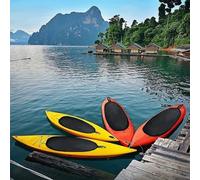 Premium Waterproof Cover for Kayak Cockpit 420D Oxford Material, Double Stitched for Enhanced Durability (L)