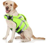 Premium Waterproof Dog Life Jacket with Reflective Stripes - Safe for Water Adventures(Green,XS(old))