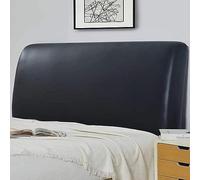 Premium Waterproof Faux Leather Headboard Cover - Universal Elastic Bed Head Cover for Queen/Single Beds All-Inclusive Protection Stylish and Durable Easy to Clean.