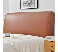 Premium Waterproof Faux Leather Headboard Cover - Universal Fit for Twin/Queen Beds Elasticized Protection Stylish All-Inclusive Design for Bedroom Decor