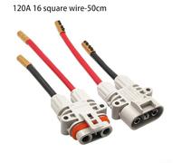 Premium Waterproof Male and Female Connectors for Forklift Generators 120A Rated for High Current (M and F Wire)